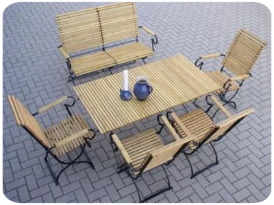  ITER® Gartenmöbel mit Bank