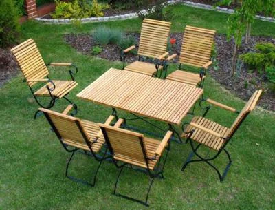 Gartentisch 115 x 75 cm | Robinienholz Gartentisch 115 x 75 cm | Robinienholz