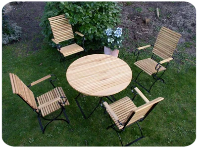 Gartenset ITER® mit rundem Tisch