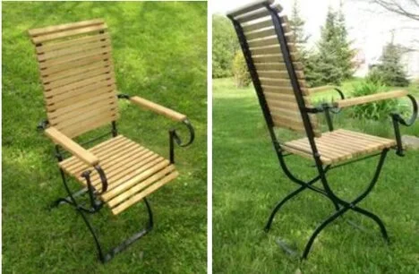 klassischer Gartenstuhl Robinienholz klappbar | ITER® klassischer Gartenstuhl Robinienholz klappbar | ITER®