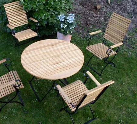 Gartentisch rund Robinie-ITER® Gartenmöbel Gartentisch rund Robinie-ITER® Gartenmöbel