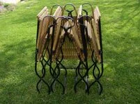 klassische Gartenmöbel von ITER sind klappbar